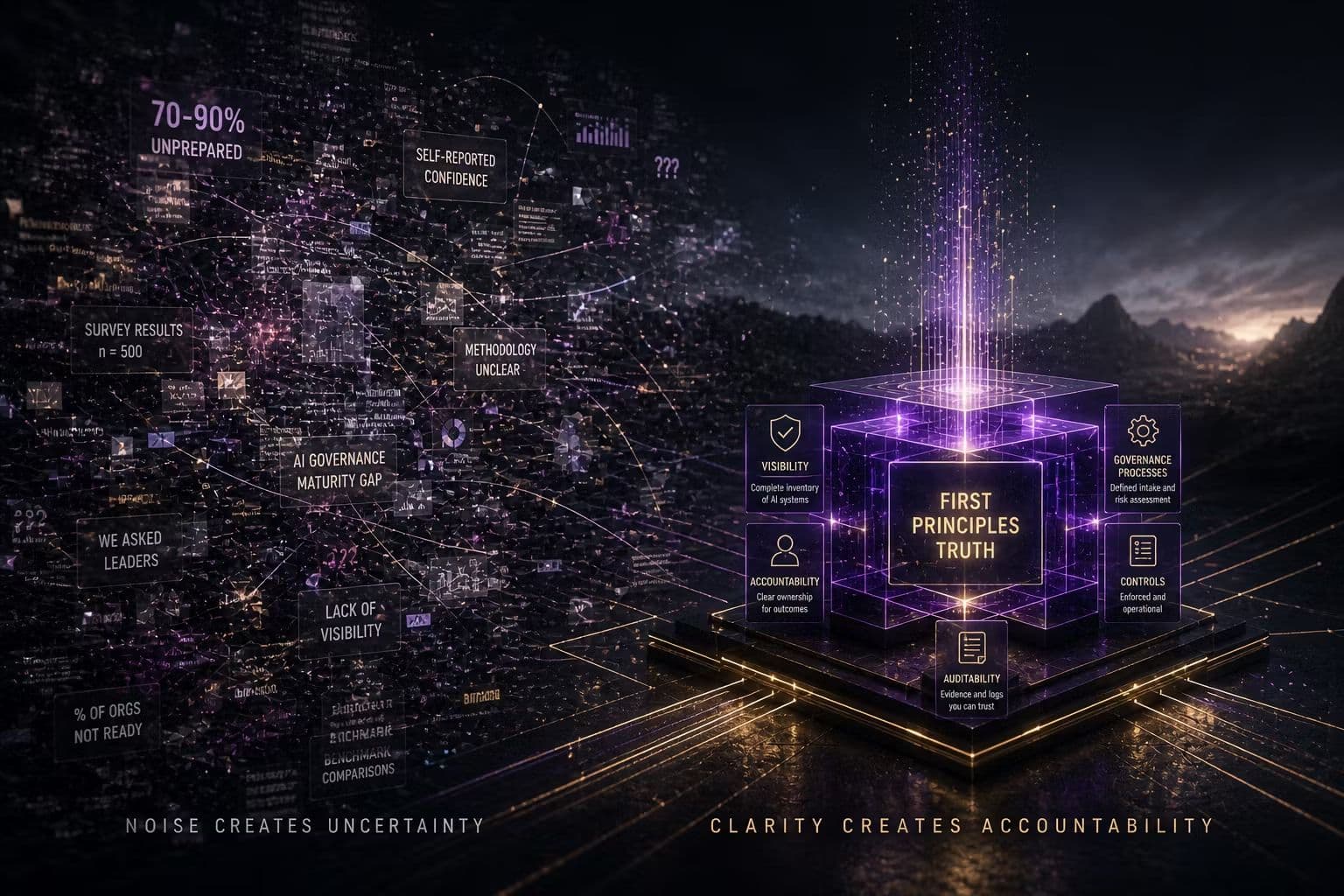 Every Consulting Firm Has an AI Governance Survey Right Now. Here Is What You Should Actually Believe.